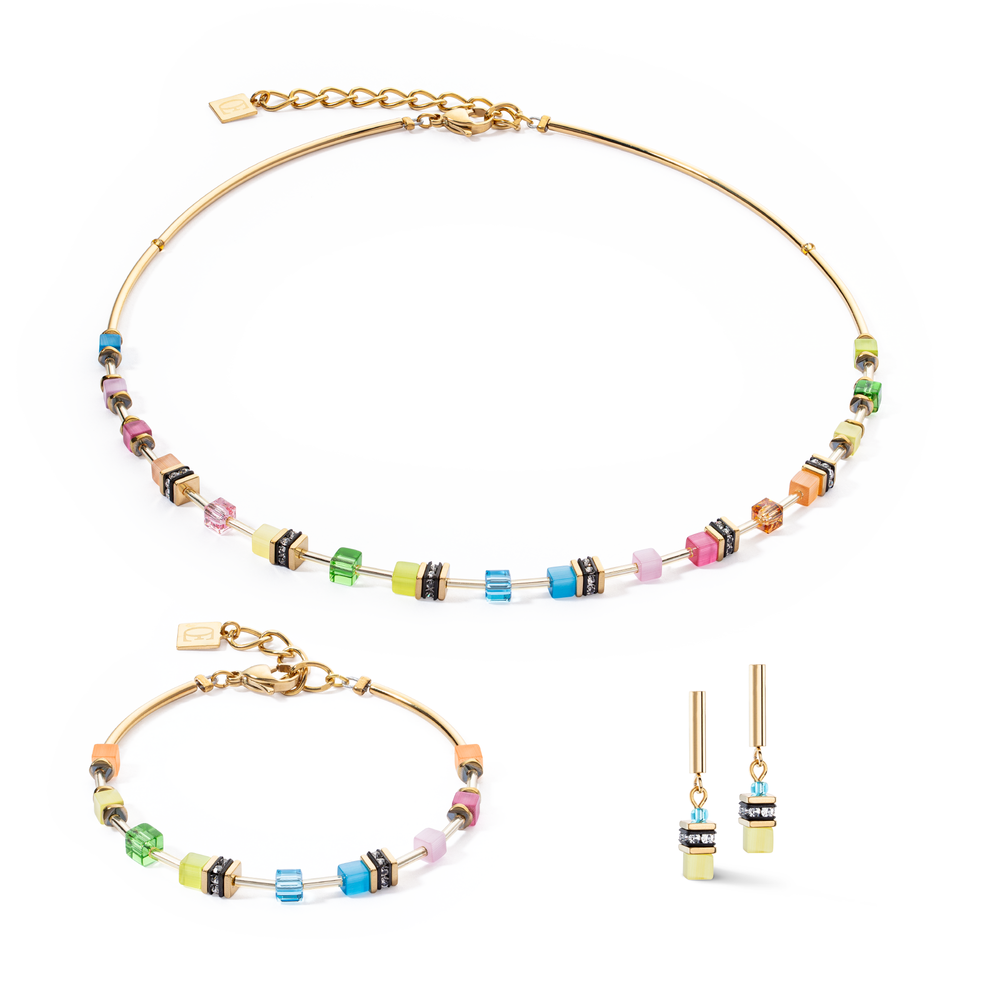 Collana GeoCUBE® Lite Mini Rainbow