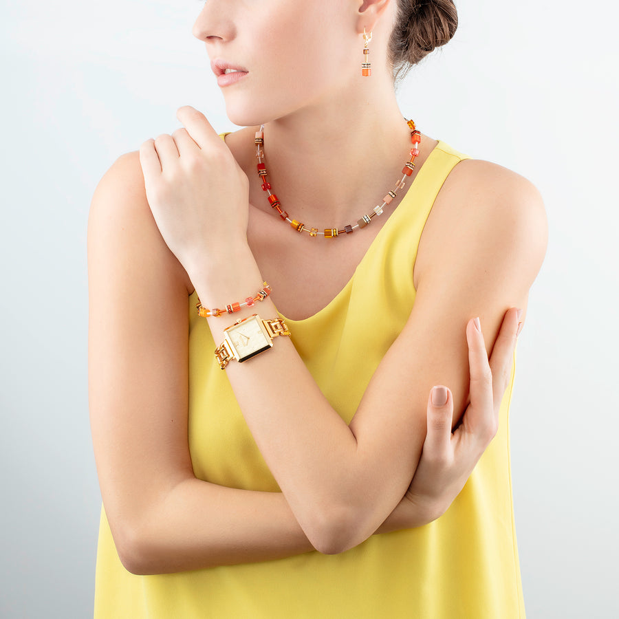 Collana GeoCUBE® Iconic Sunset oro