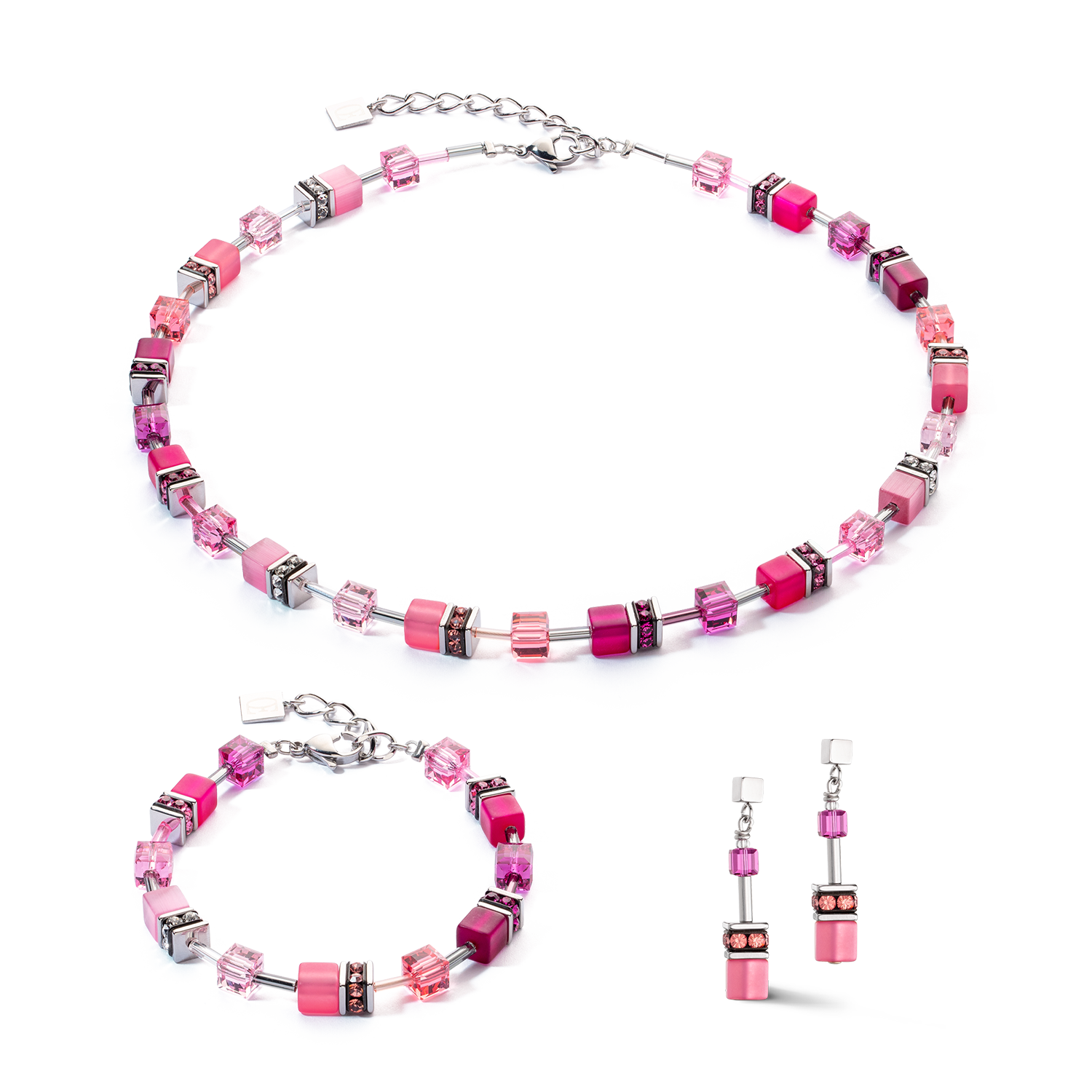 Collana GeoCUBE® Iconic Viva Magenta