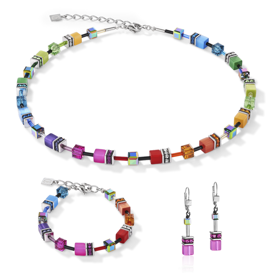 Collana GEOCUBE® multicolor rainbow