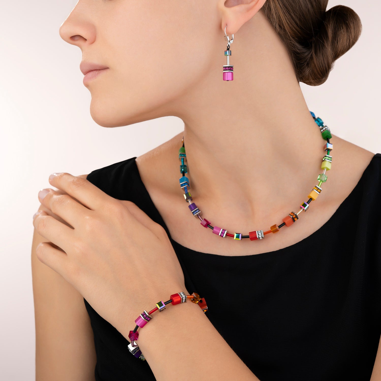 Collana GEOCUBE® multicolor rainbow