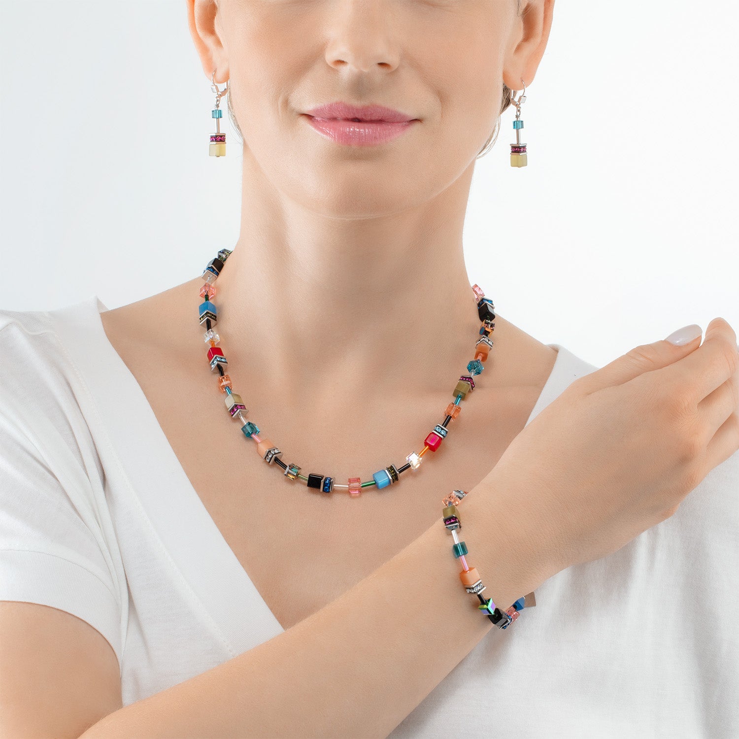 Collana GeoCUBE® Iconic Multicolore Fancy