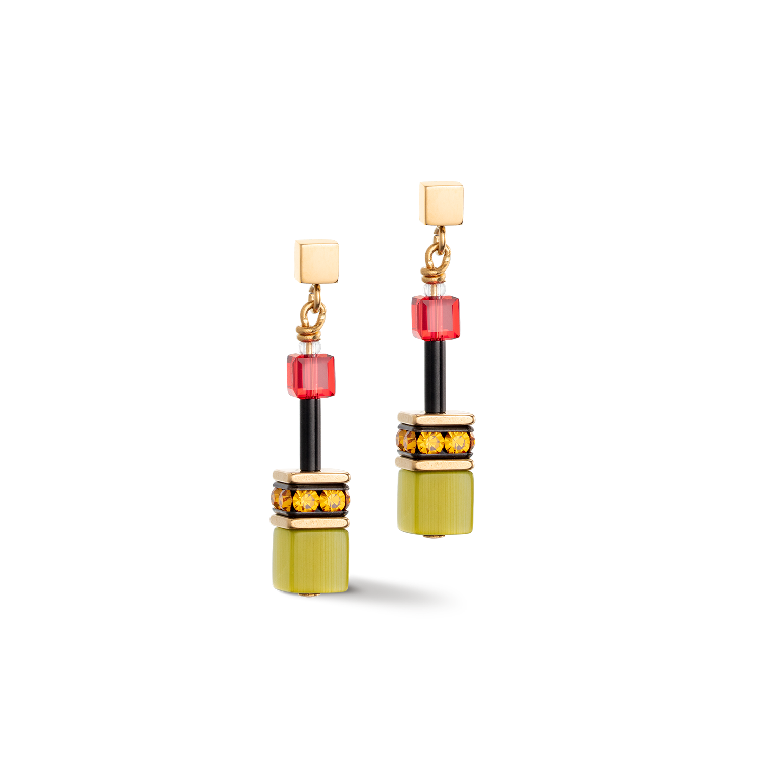Orecchini GeoCUBE® Iconic Multicolour Indian Summer
