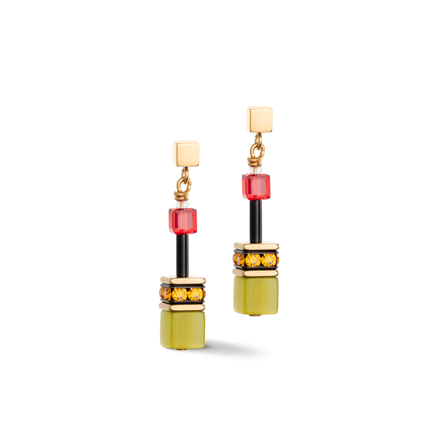 Orecchini GeoCUBE® Iconic Multicolour Indian Summer