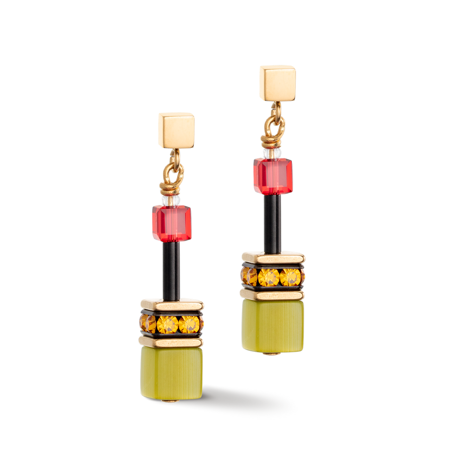 Orecchini GeoCUBE® Iconic Multicolour Indian Summer
