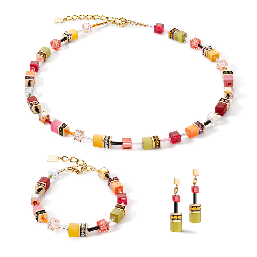 Orecchini GeoCUBE® Iconic Multicolour Indian Summer