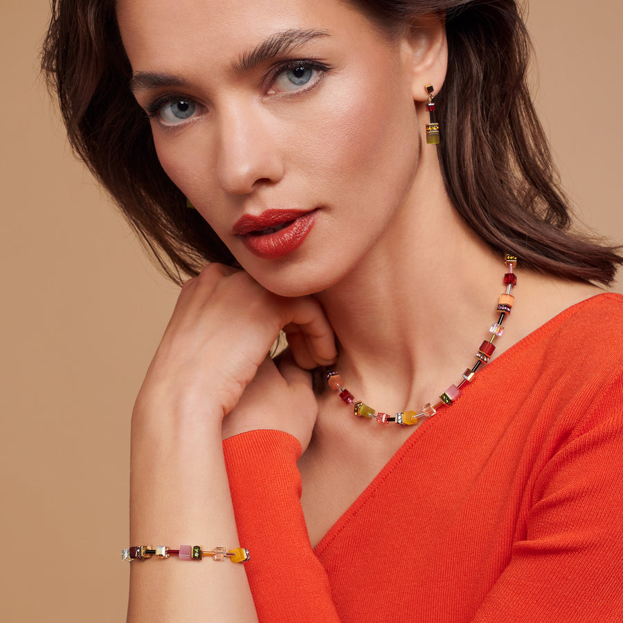 Orecchini GeoCUBE® Iconic Multicolour Indian Summer