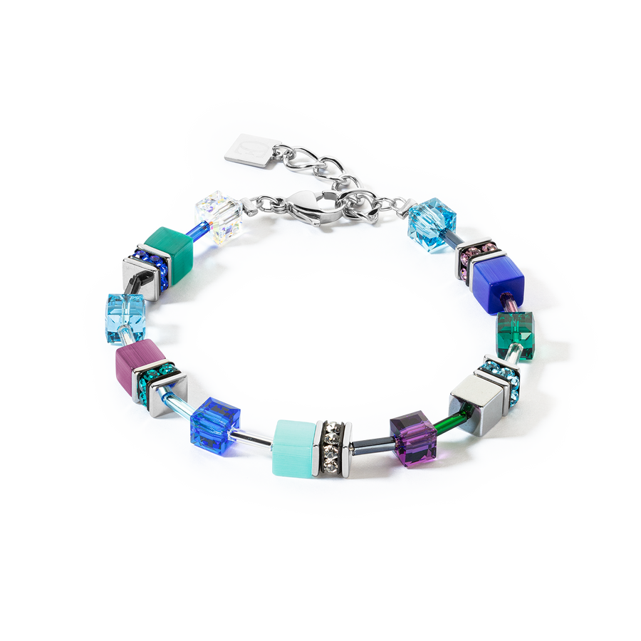 Bracciale GeoCUBE® Iconic turchese-viola