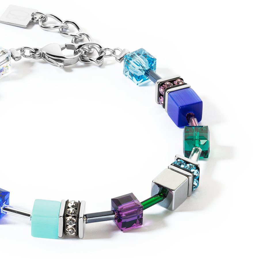 Bracciale GeoCUBE® Iconic turchese-viola