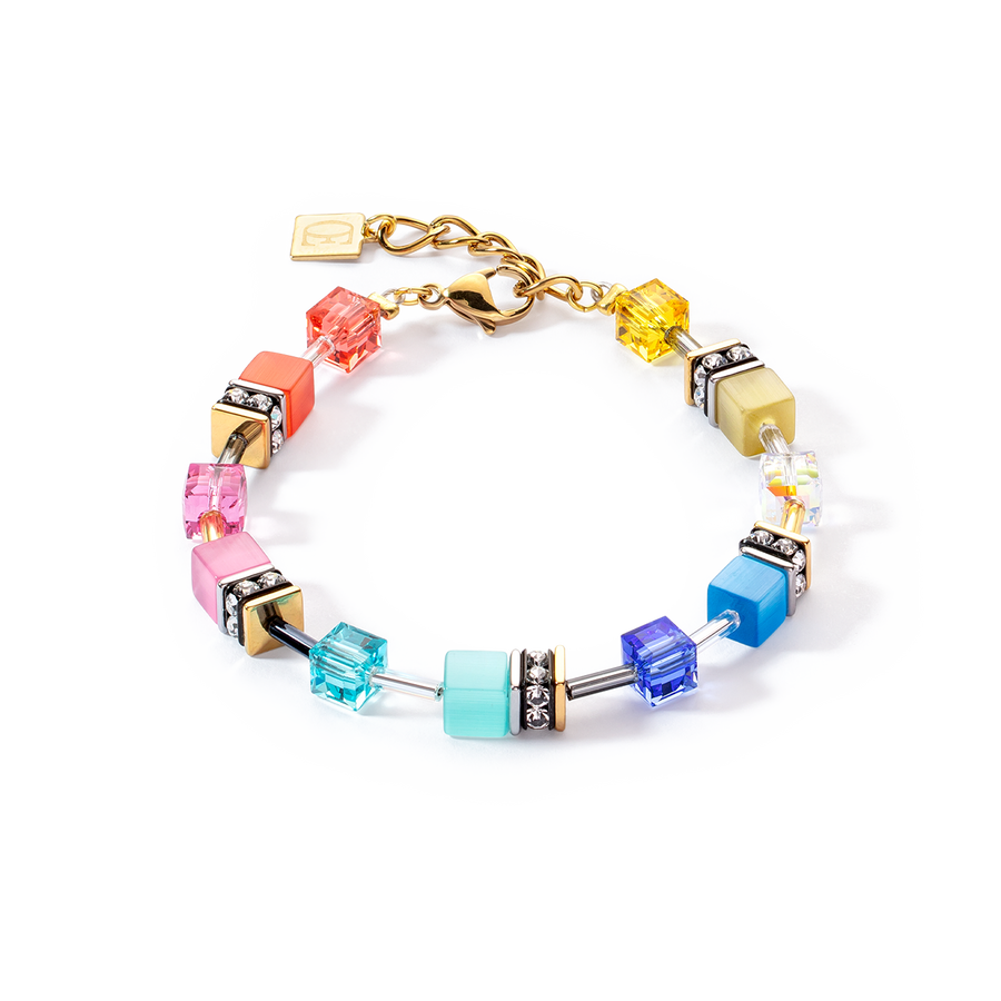Braccialetto GeoCUBE® Iconic Classic Multicolor oro