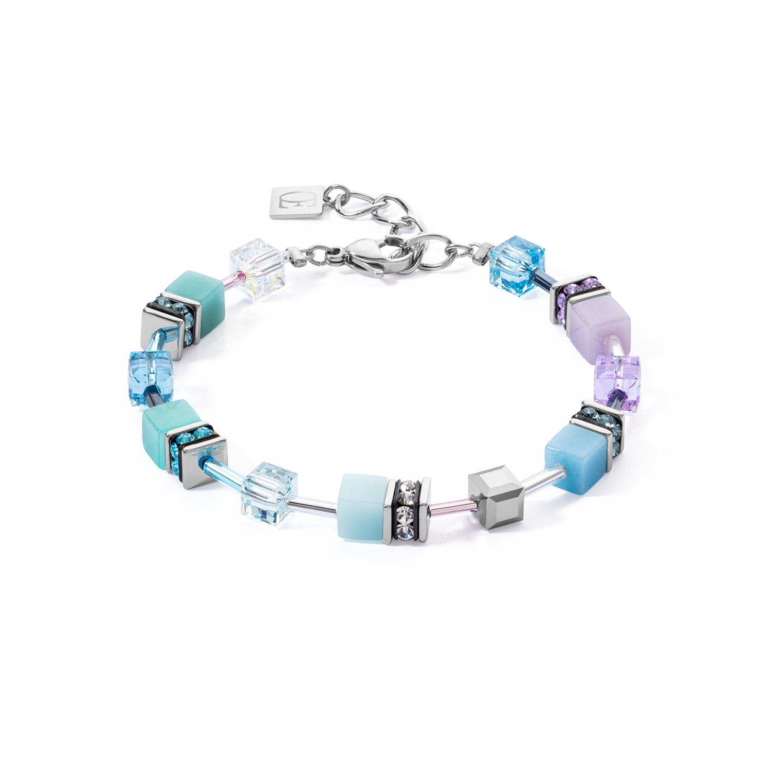 Bracciale GeoCUBE® Iconic aqua-viola