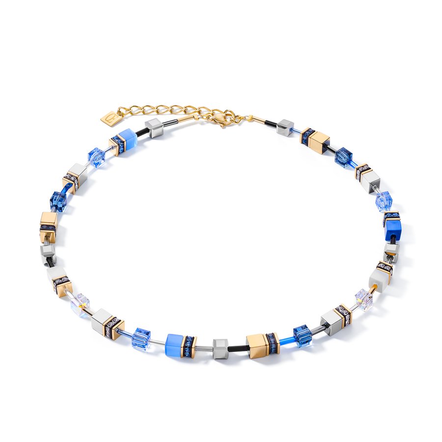 Collana GeoCUBE® blu-oro