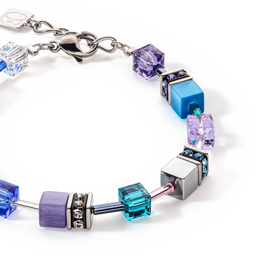 Braccialetto GeoCUBE® Iconic turchese-viola