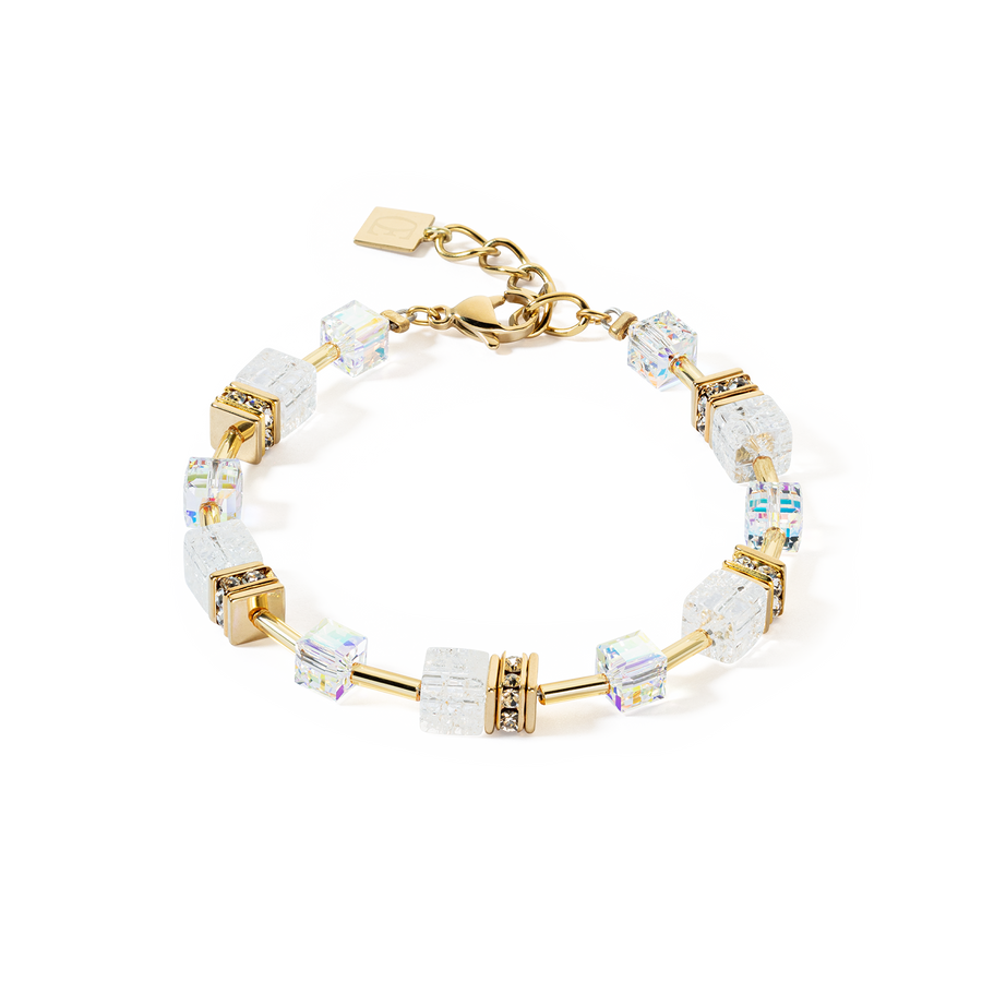 Bracciale GeoCUBE® Iconic Nature oro-bianco