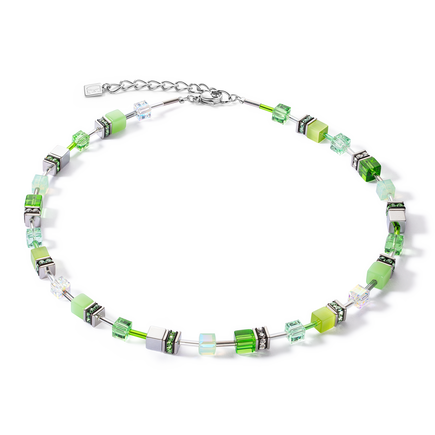 Collana GeoCUBE® Iconic Joyful Colours verde