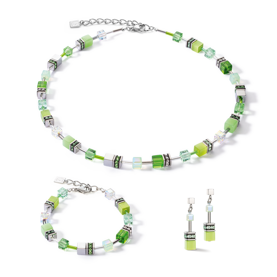 Collana GeoCUBE® Iconic Joyful Colours verde