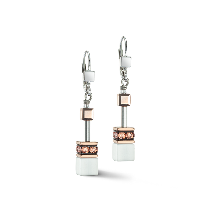 Orecchini GeoCUBE® Iconic cognac