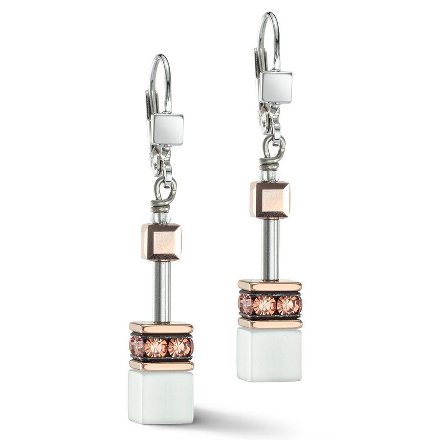 Orecchini GeoCUBE® Iconic cognac