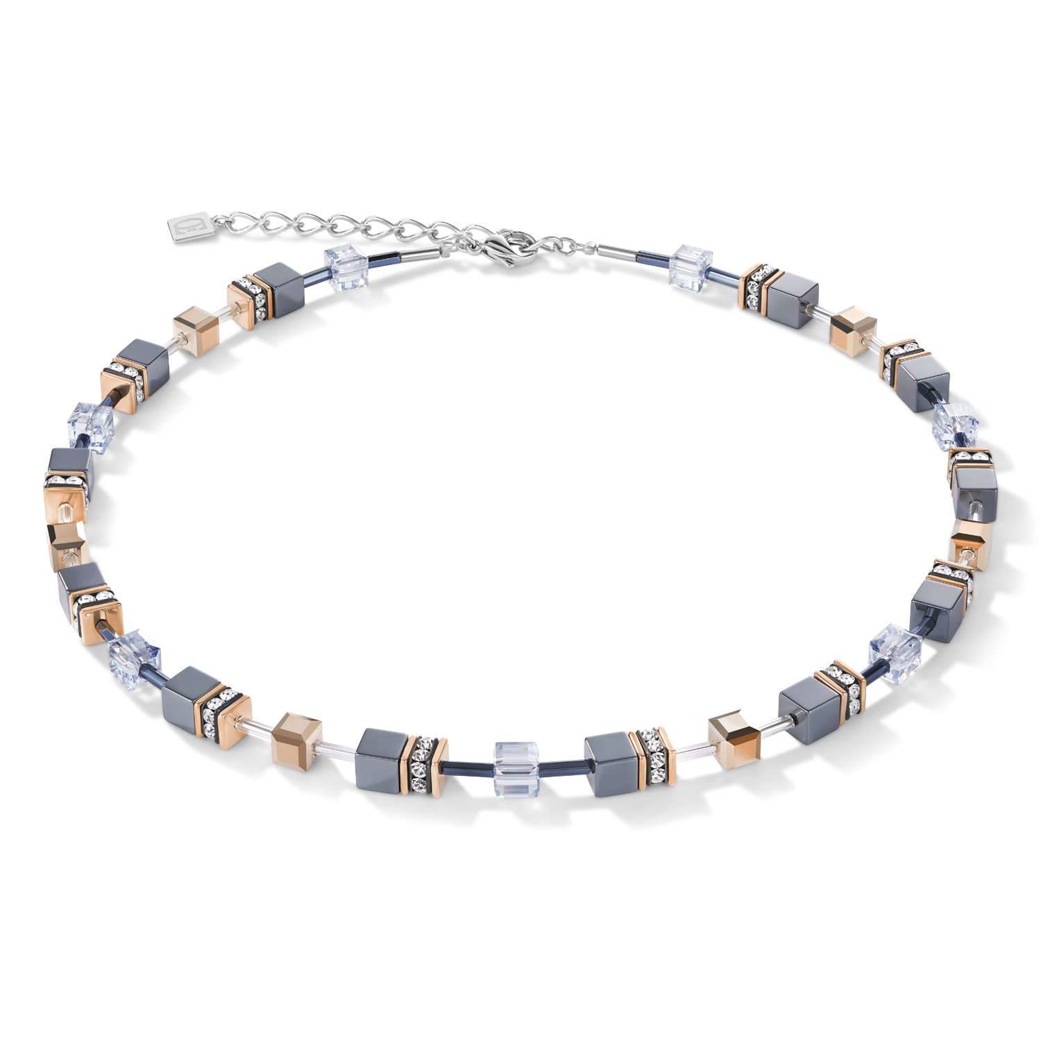 Collana GeoCUBE® blu ghiaccio