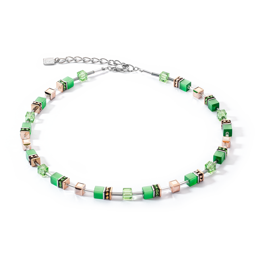 Collana GeoCUBE® Iconic Monochrome verde