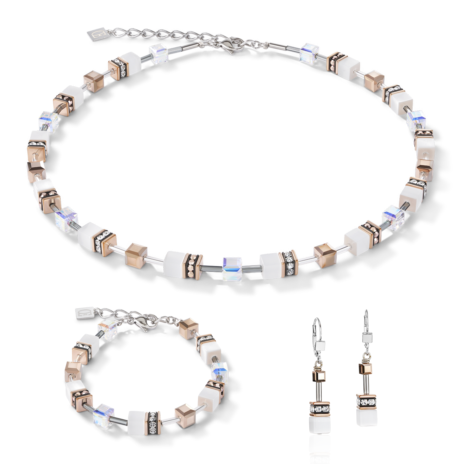 Collana GeoCUBE® bianco