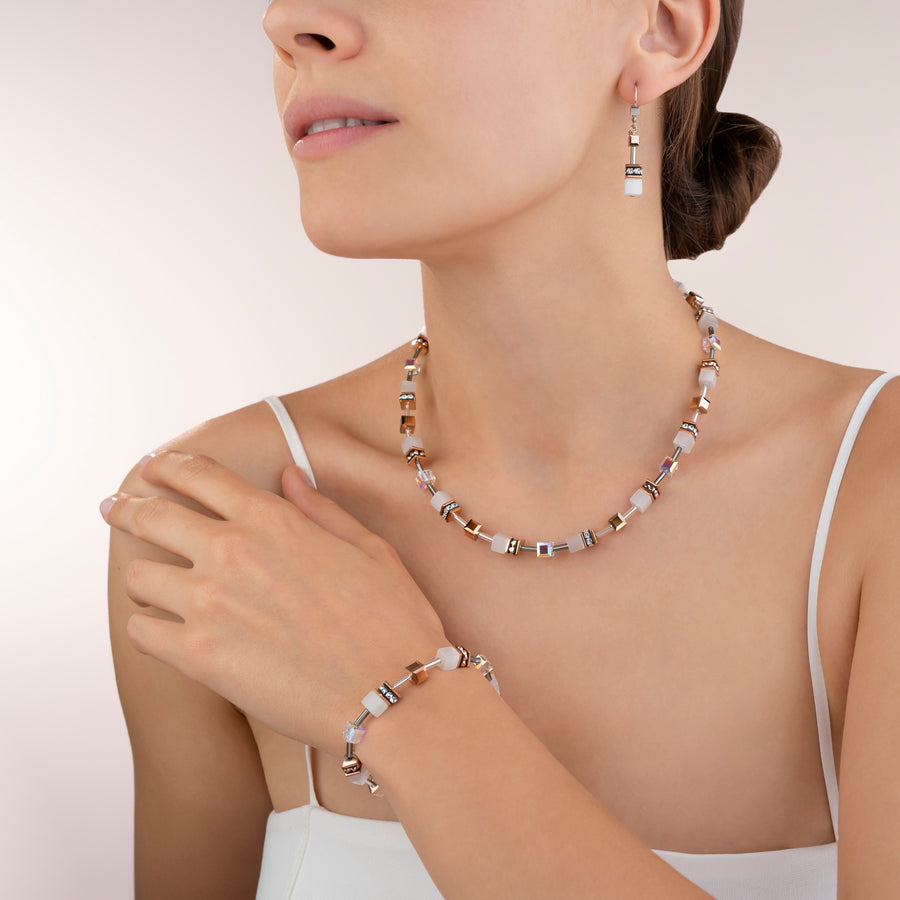Collana GeoCUBE® bianco