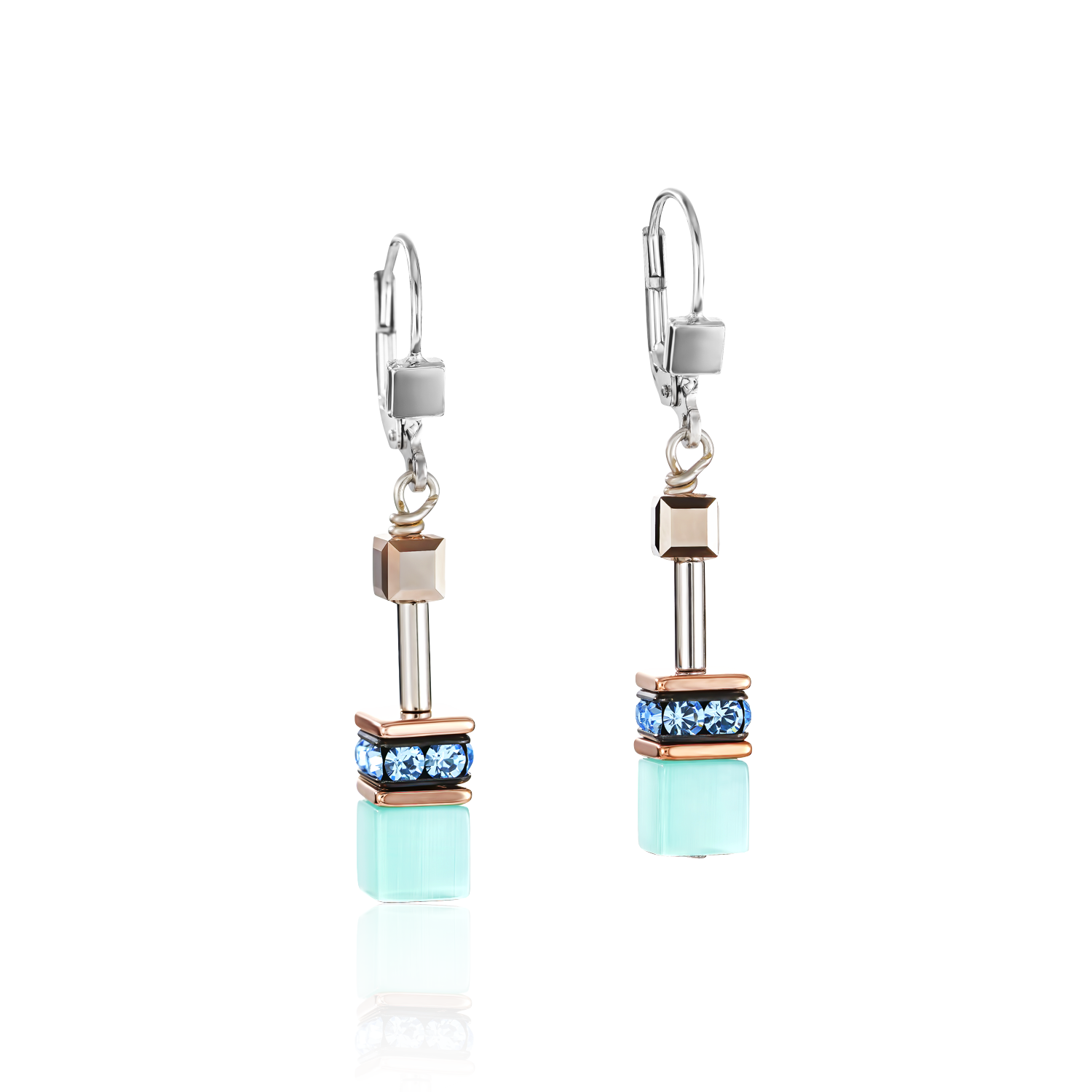 Orecchini GeoCUBE® aqua