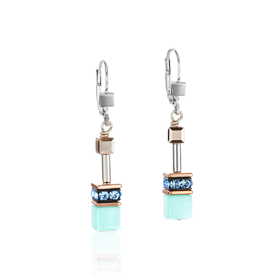 Orecchini GeoCUBE® aqua