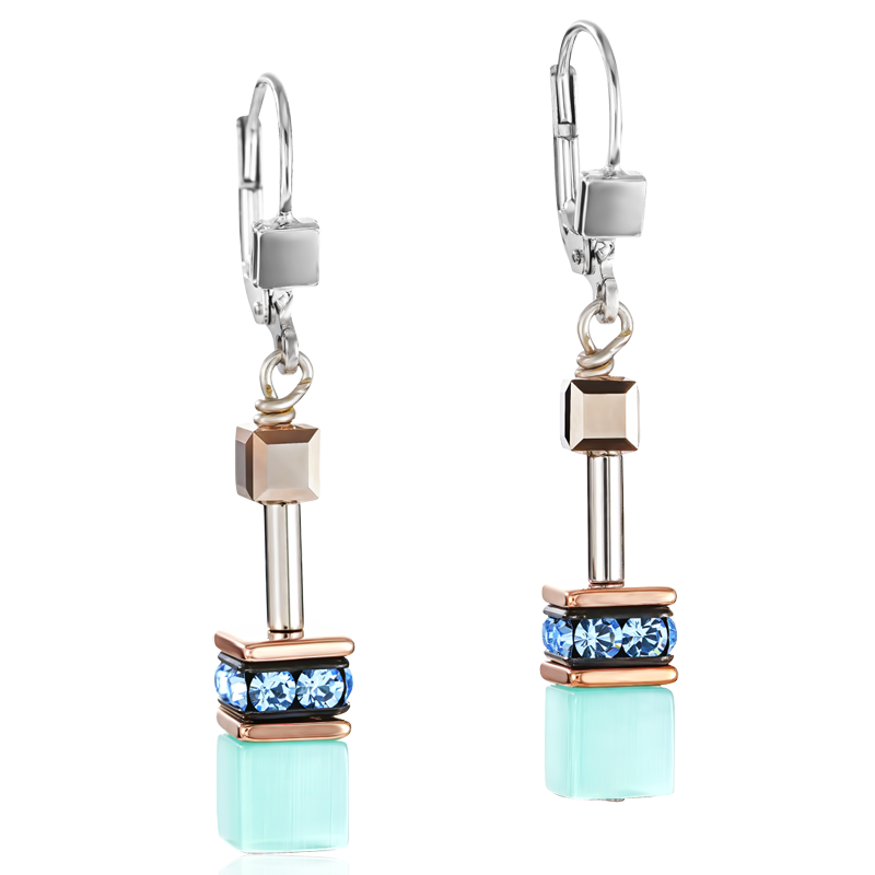 Orecchini GeoCUBE® aqua