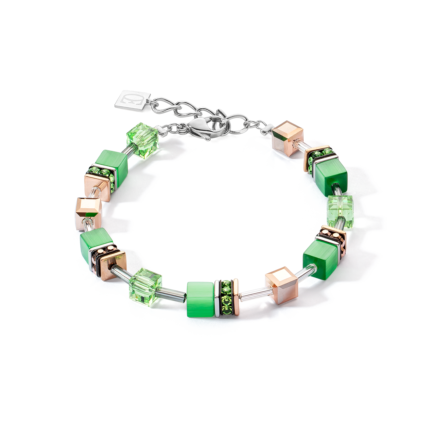 Bracciale GeoCUBE® Iconic Monochrome verde
