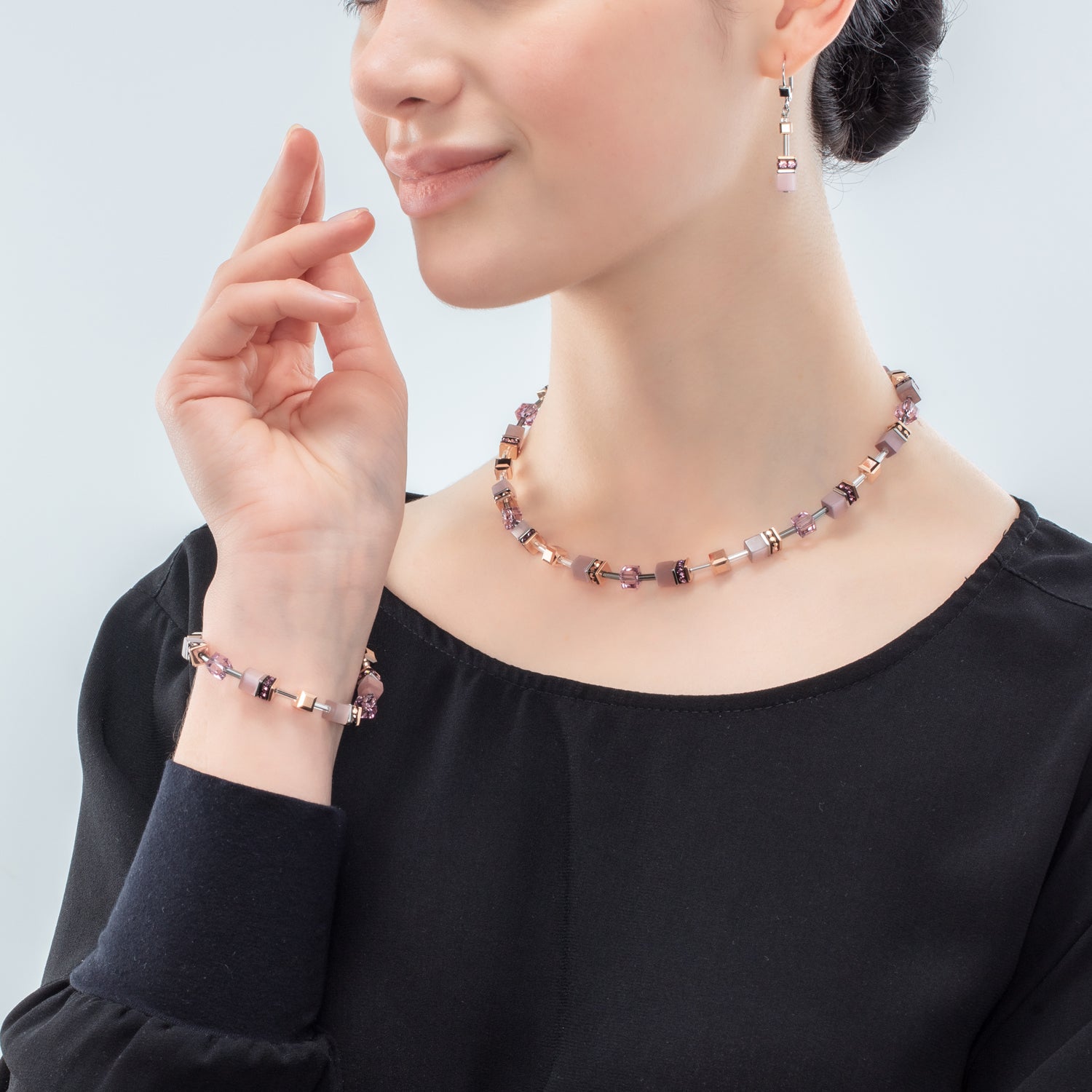 Bracciale GeoCUBE® Iconic Monochrome lilla
