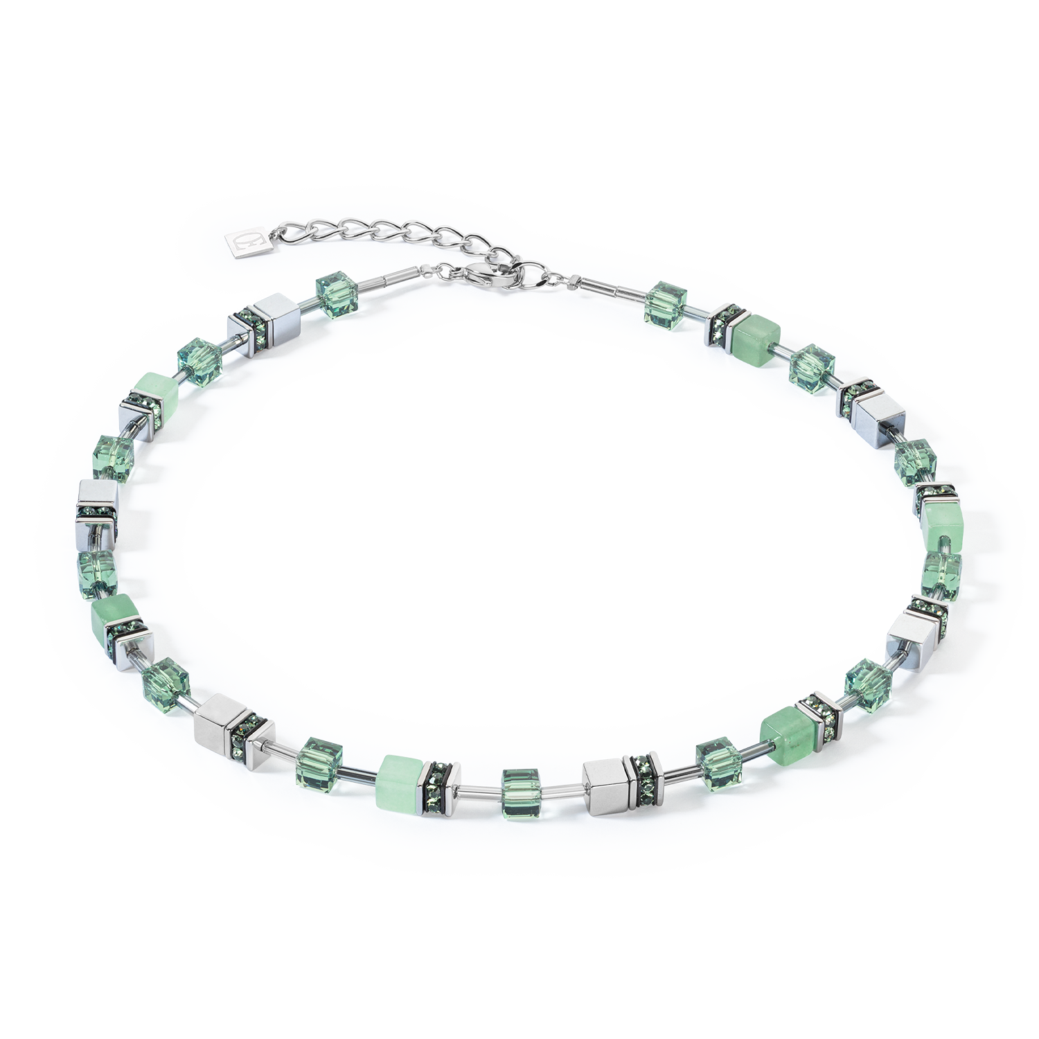 Collana GeoCUBE® Iconic Precious verde