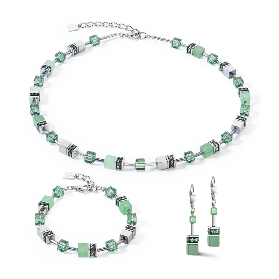 Collana GeoCUBE® Iconic Precious verde