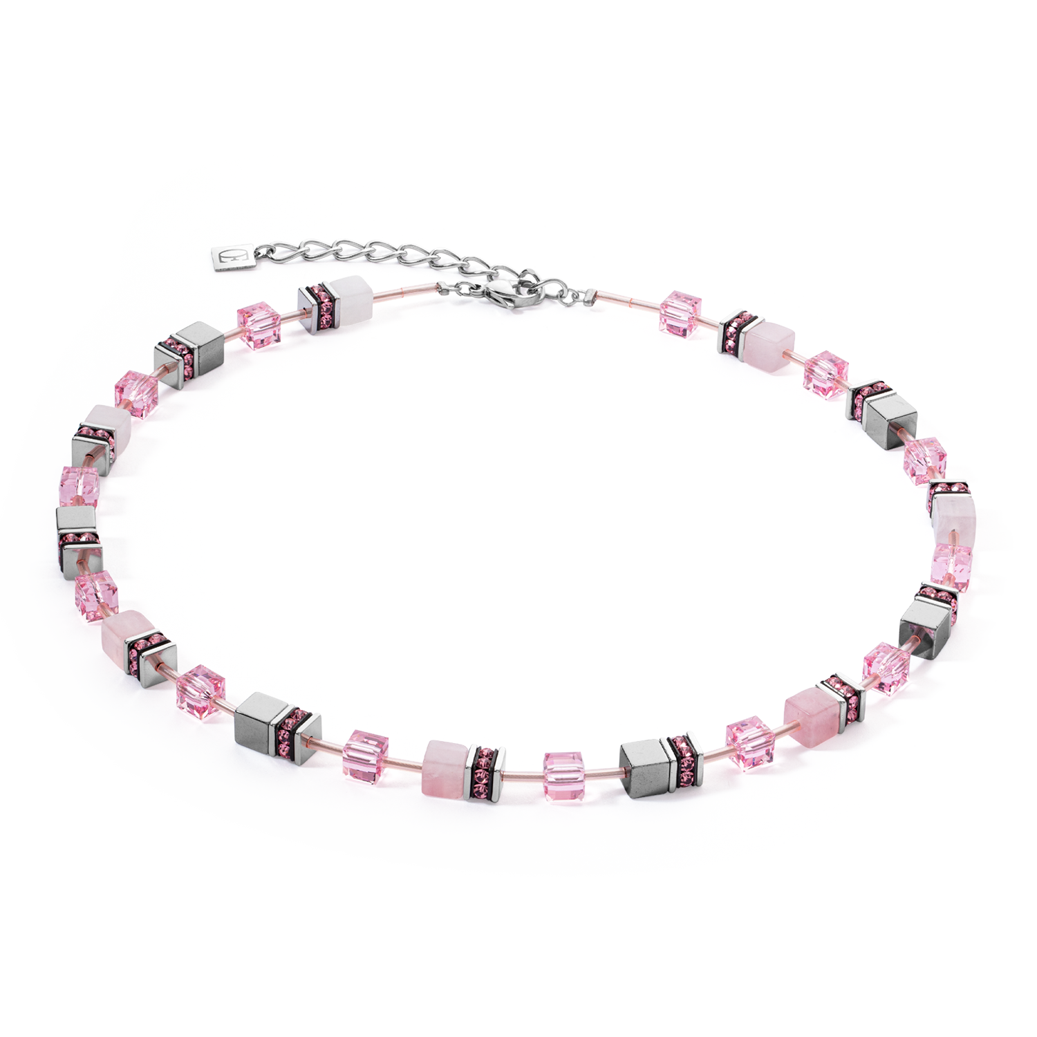 Collana GeoCUBE® Iconic Precious rosa