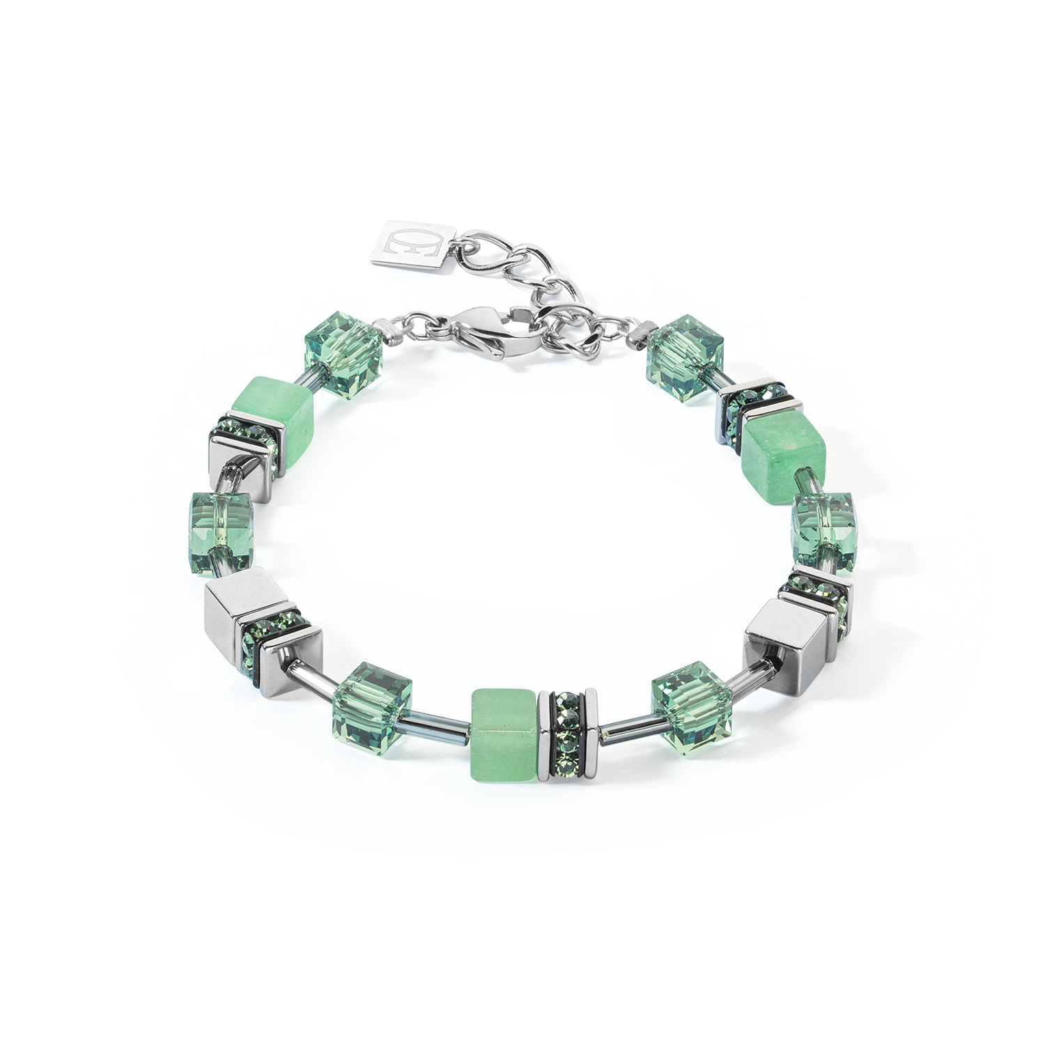 Bracciale GeoCUBE® Iconic Precious verde