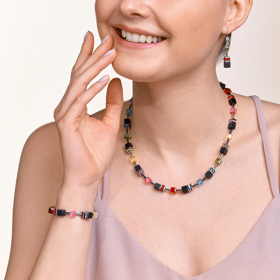 Braccialetto GeoCUBE® onice multicolor Pop Art
