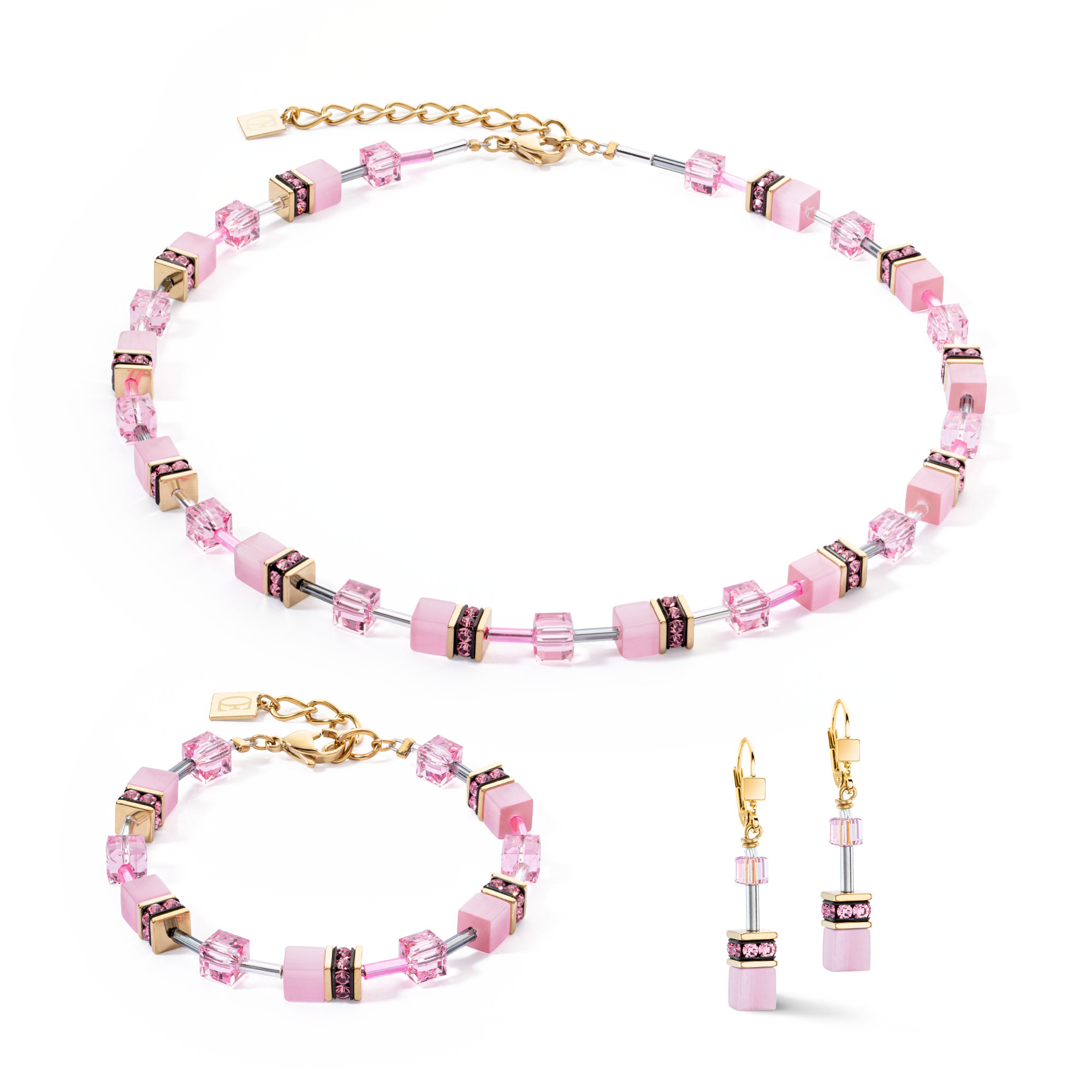 Collana GeoCUBE® Iconic Mono Oro rosa