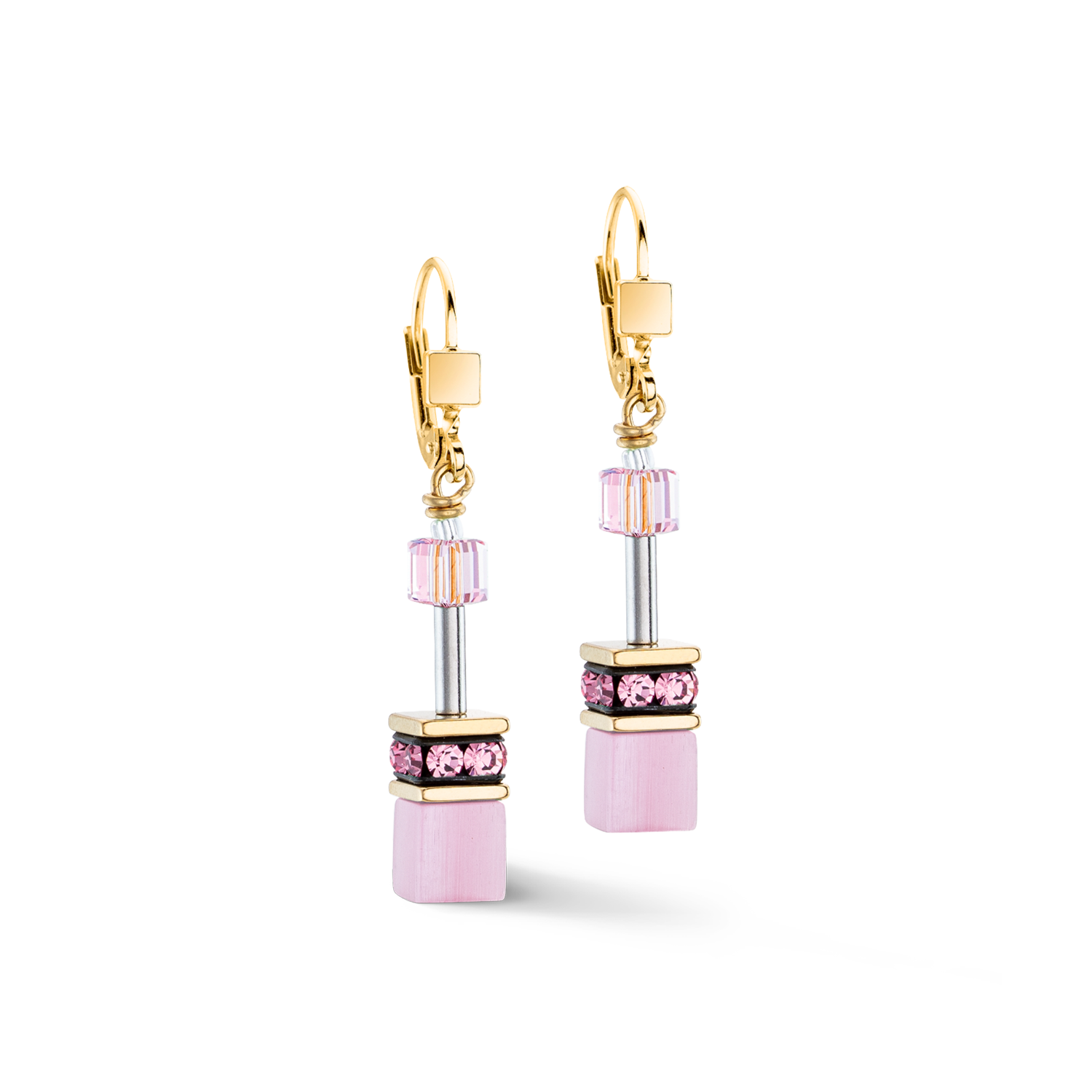 Orecchini GeoCUBE® Iconic Mono Oro rosa