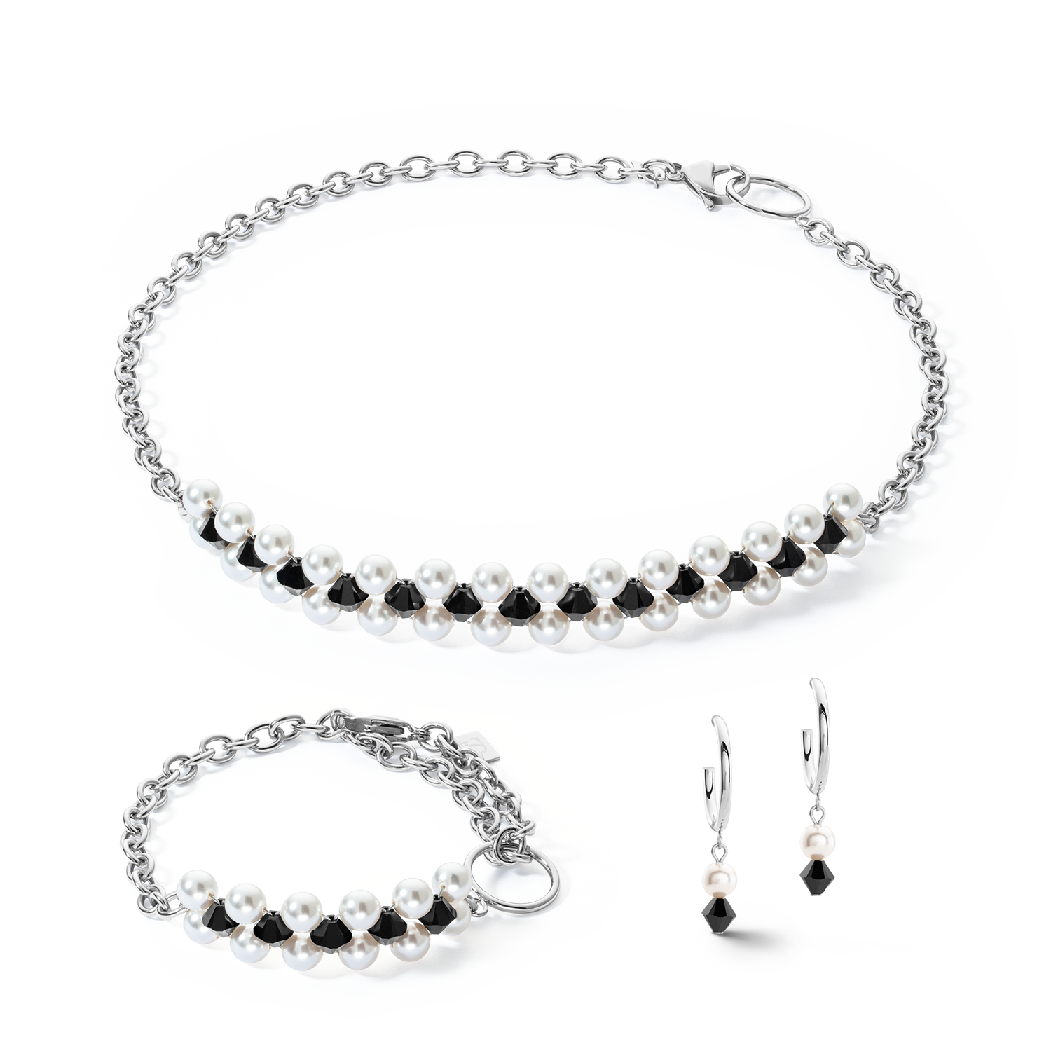 Bracciale Choker Mysterious argento-nero