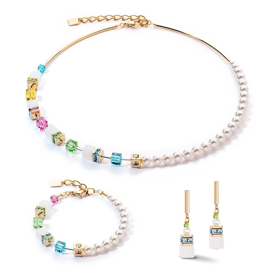 Collana GeoCUBE® Fusion Festive multicolor