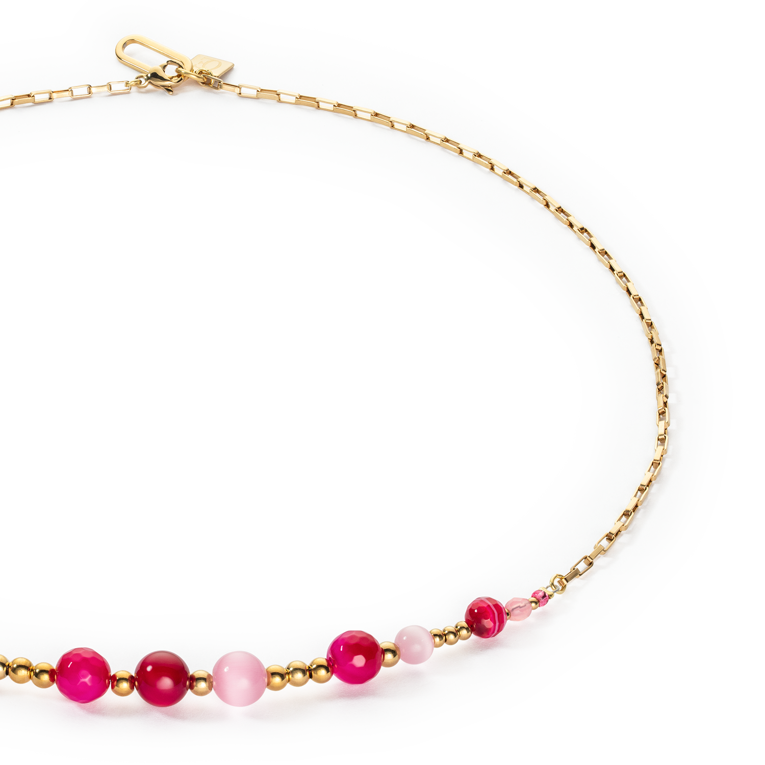 Collana Candy Spheres fucsia