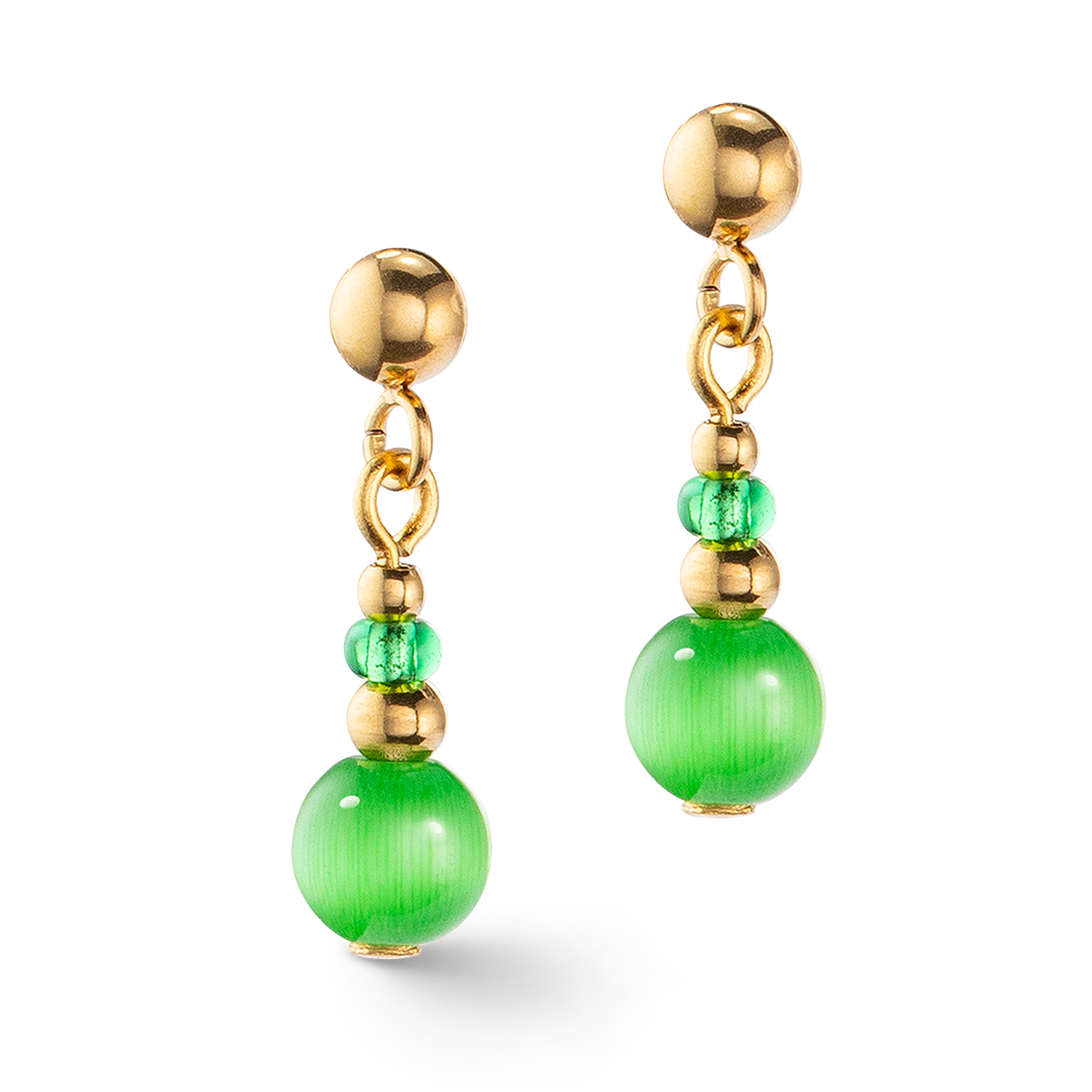Orecchini Candy Spheres verdi