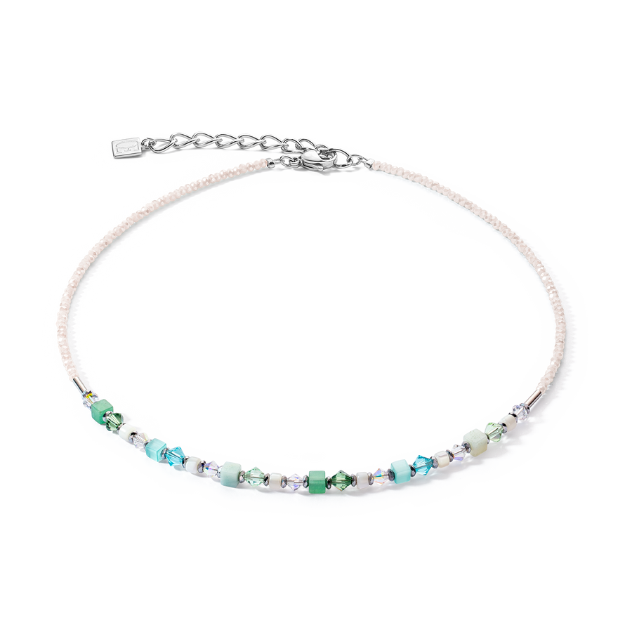 Collana Princess Shape Mix verde menta