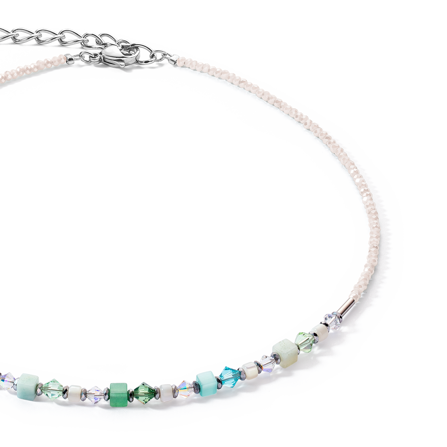 Collana Princess Shape Mix verde menta