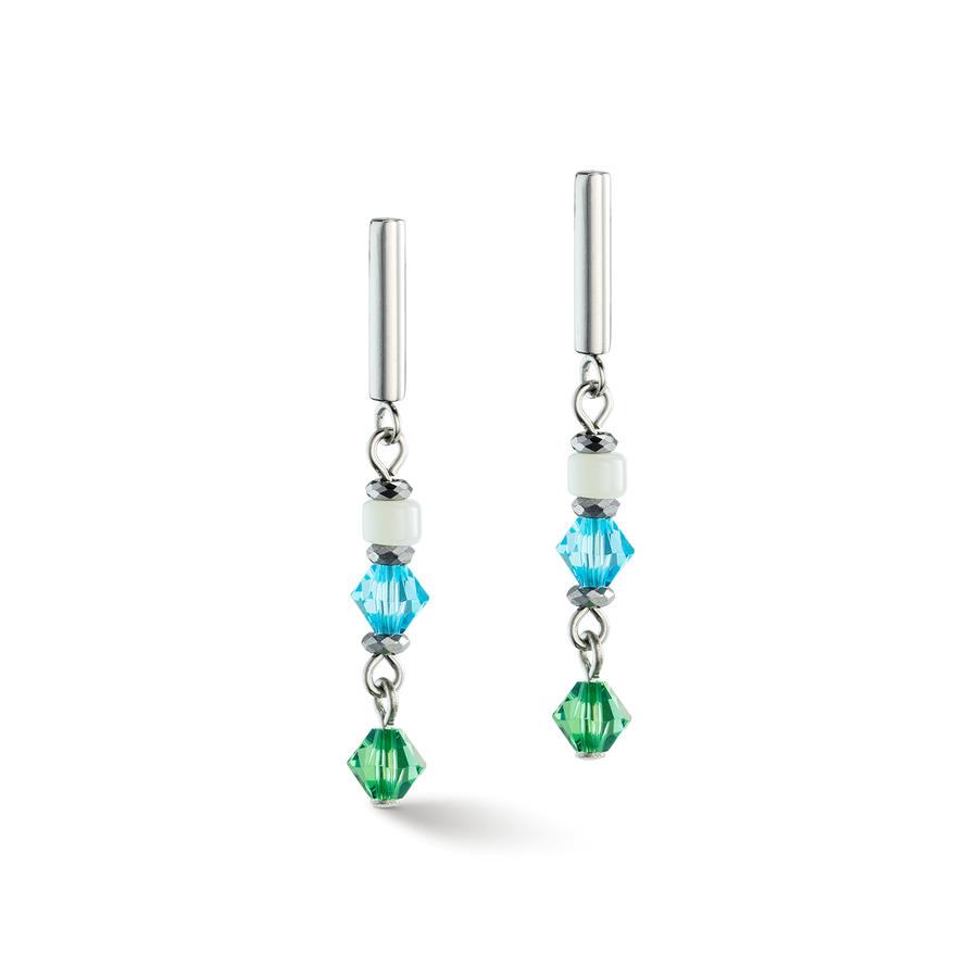 Orecchini Princess Shape Mix verde menta