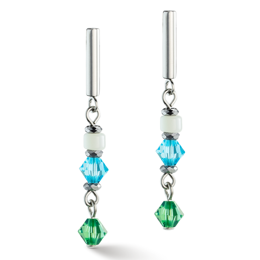 Orecchini Princess Shape Mix verde menta