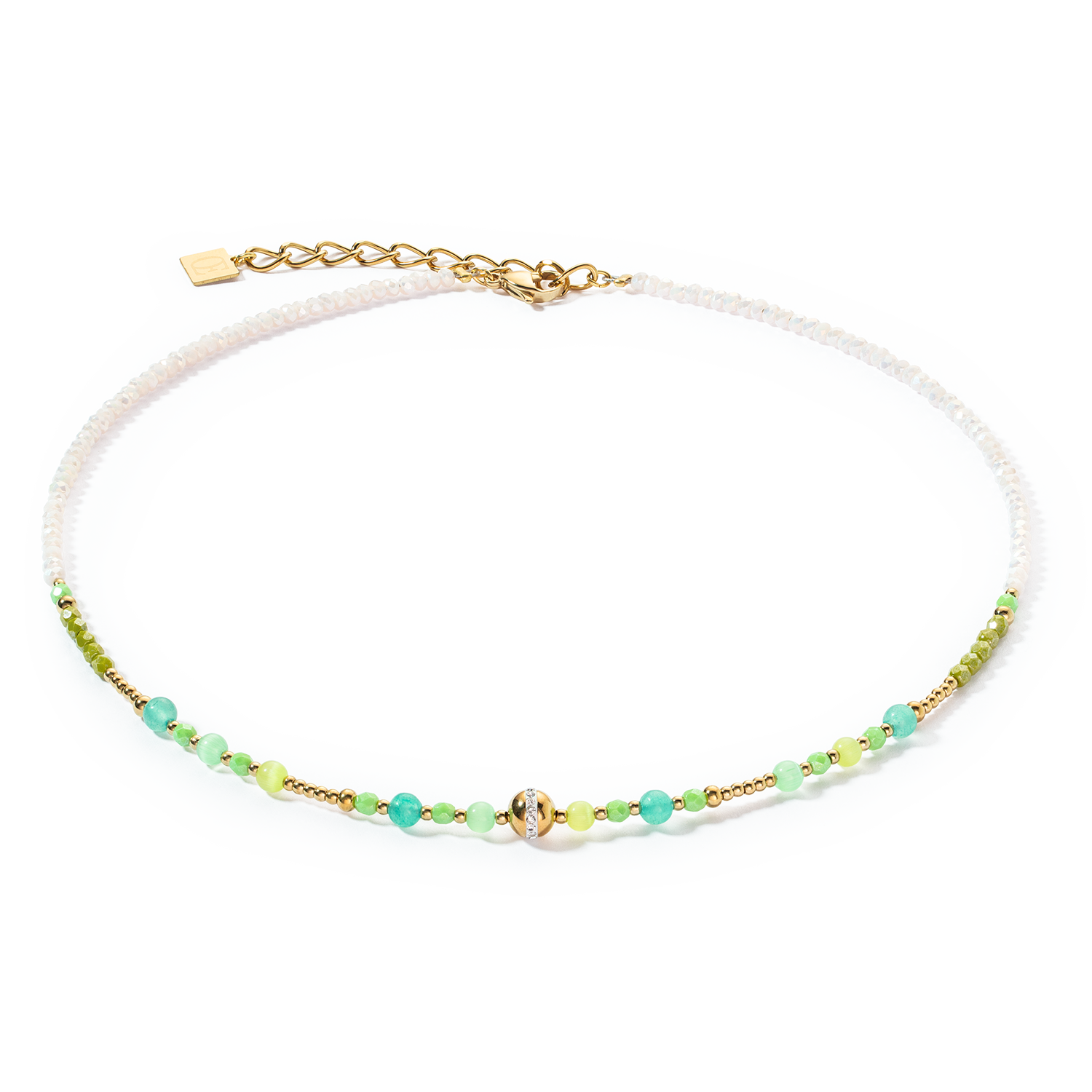 Collana Princess Spheres verde