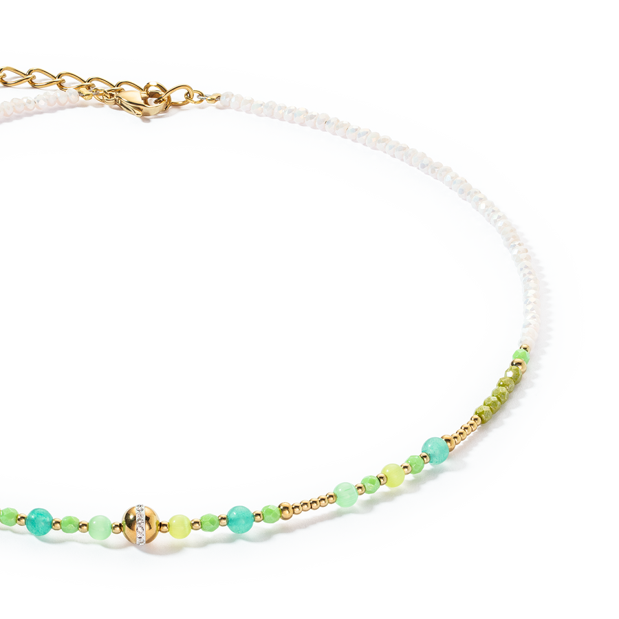 Collana Princess Spheres verde