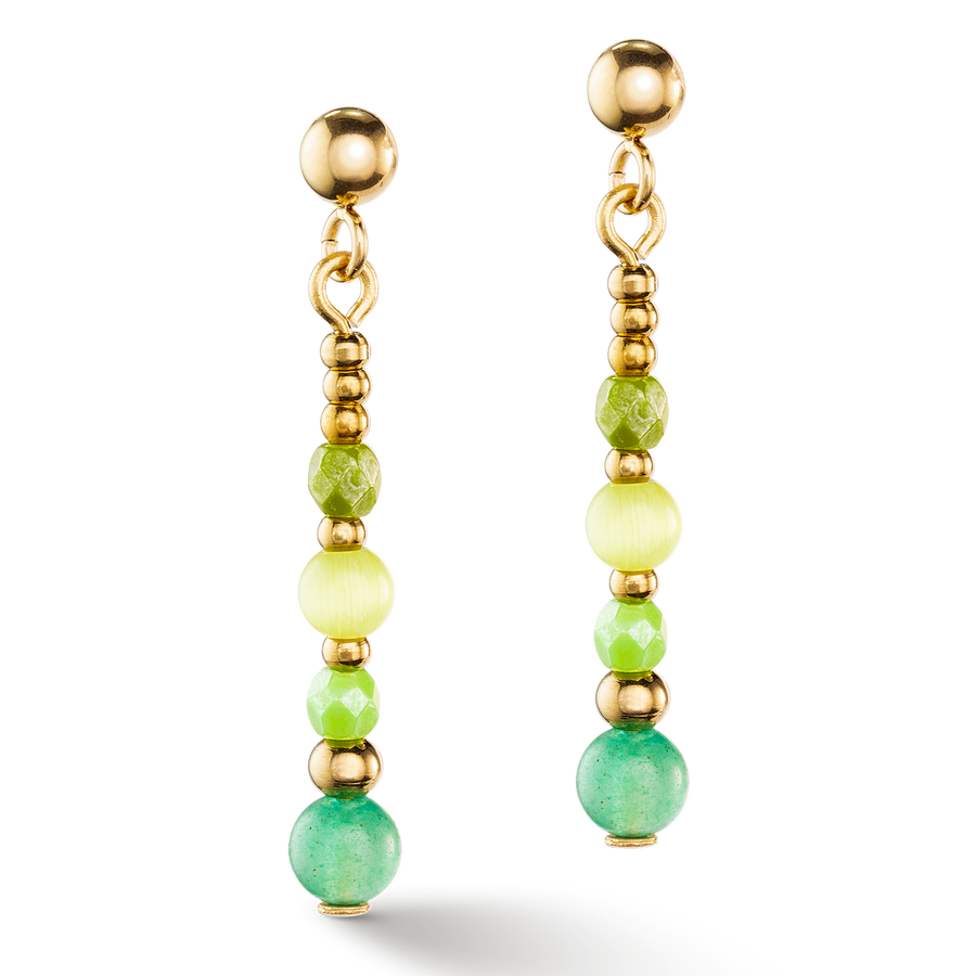 Orecchini Princess Spheres verdi