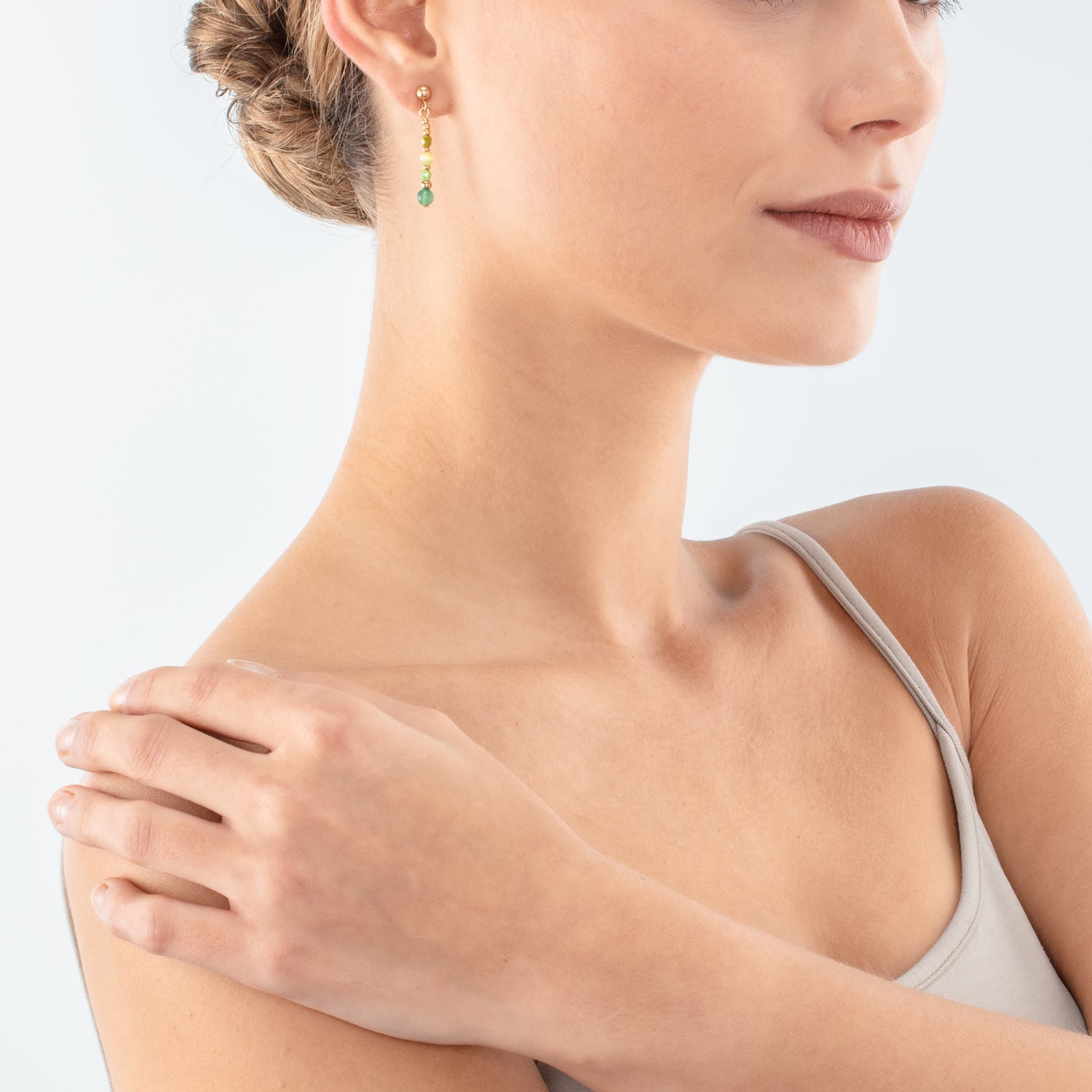 Orecchini Princess Spheres verdi